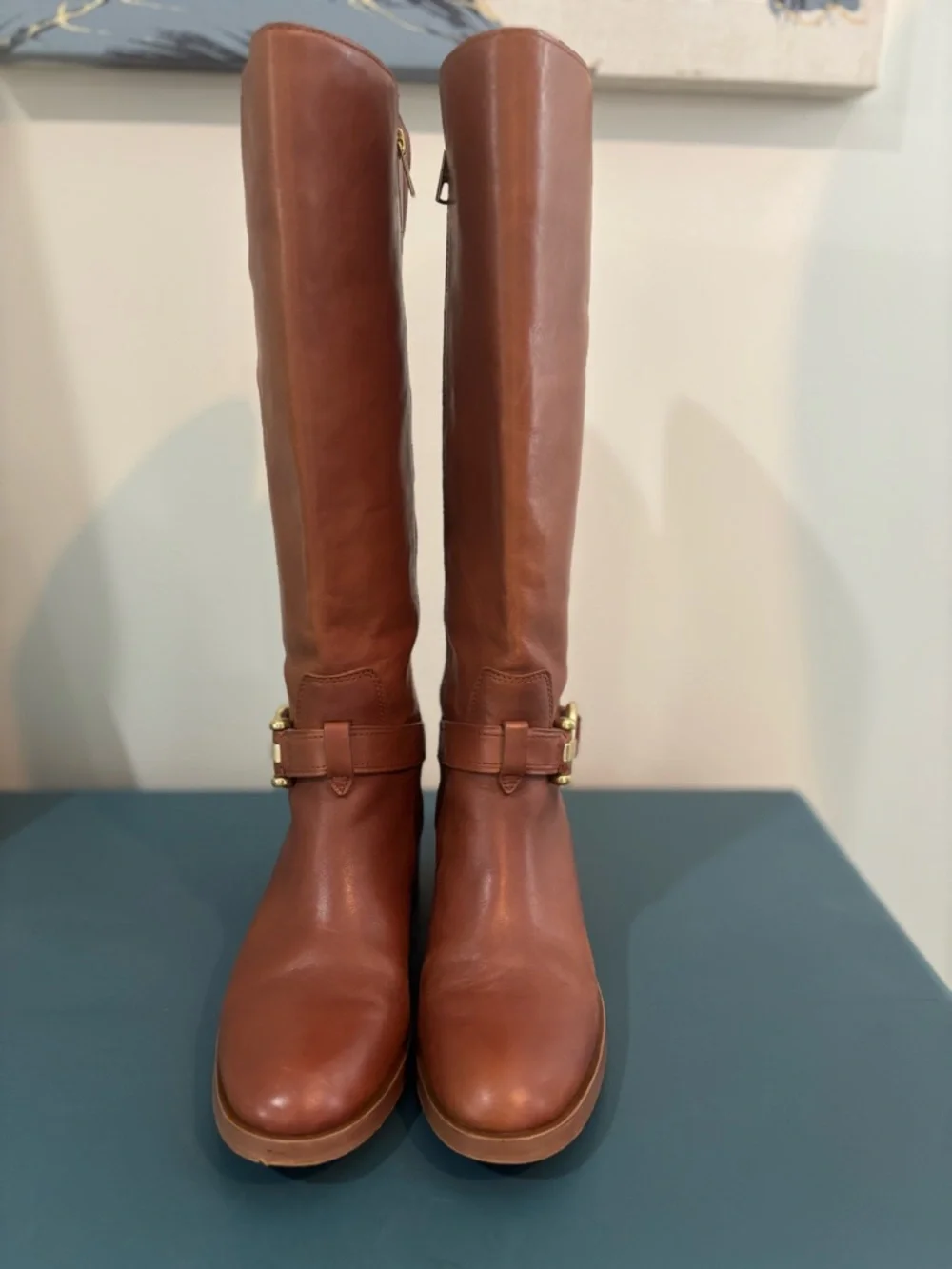❤️SALE❤️ Coach Carolina Leather Riding Boots - Picture 5 of 16
